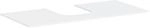 hansgrohe Xevolos E Konsole 54210700 1180 x 550 mm, mattwei&szlig;