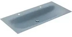 Keuco Edition 11 Art Einbau-Doppelwaschtisch 32590531202 blue satin,