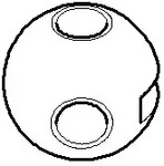 Dornbracht KUGEL,KUGELUMSTELLUNG - c 092140026-00 20x20x20_chrom