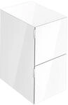 Keuco Edition 11 Art Sideboard 32542830400 40x70x49cm, 2 Frontausz&uuml;ge, Glas, wei&szlig;