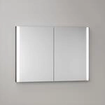 KEUCO Somaris Spiegelschrank mit Beleuchtung 14513372100 100 x 71 x 11,5 cm,...