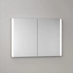 KEUCO Somaris Spiegelschrank mit Beleuchtung 14513852101 100 x 71 x 11,5 cm,...