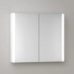 KEUCO Somaris Spiegelschrank mit Beleuchtung 14502512100 80 x 71 x 12,7 cm,...