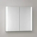 KEUCO Somaris Spiegelschrank mit Beleuchtung 14502002101 80 x 71 x 12,7 cm,