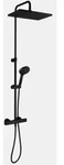 Heinrich Schulte alpha-style_600 Duschsystem Z055647-00280 mattschwarz, mit