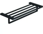 Kludi VELA C Handtuchablage mit 3198939 Badetuchhalter mattschwarz