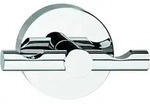 nwb Mantelhaken Pro 020 P02241D chrom, mit Befestigungstechnik zum Kleben