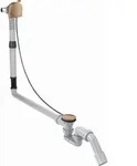 hansgrohe Exafill Komplettset 58317310 Wanneneinlauf, Ab- und &Uuml;berlaufgarnitur,