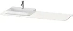 Duravit Happy D.2 Waschtisch-Konsole HP031HL2222 160 x 55 cm, mit 1 Ausschnitt,