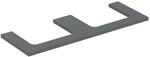 Geberit One Waschtisch-Platte 505286003 135 x 3 x 47 cm, lava/lackiert matt,