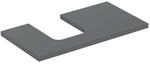 Geberit One Waschtisch-Platte 505293003 90 x 3 x 47 cm, lava/lackiert matt,