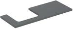 Geberit One Waschtisch-Platte 505305003 120 x 3 x 47 cm, lava/lackiert matt,