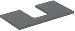 Geberit One Waschtisch-Platte 505273003 90 x 3 x 47 cm, lava/lackiert matt,
