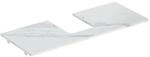 Geberit One Waschtisch-Platte 505105001 120x2x47cm, Ausschnitt mittig, Steinzeug,