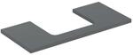 Geberit One Waschtisch-Platte 505284003 105 x 3 x 47 cm, lava/lackiert matt,