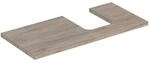 Geberit One Waschtisch-Platte 505314006 105 x 3 x 47 cm, Nussbaum hickory/Melamin