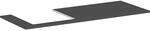 hansgrohe Xelu Q Konsole 54097910 1360 x 550 mm, Ausschnitt links, 540 x 480 mm,