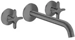 hansgrohe AXOR One 3-Loch Waschtischarmatur 48140340 Unterputz, Ausladung 220mm,