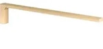 KEUCO Edition 11 Handtuchhalter einarmig 11120250000 starr, 45 cm, Messing geb&uuml;rstet