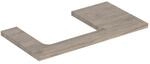 Geberit One Waschtisch-Platte 505303006 90 x 3 x 47 cm, Nussbaum hickory/Melamin
