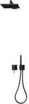 Keuco IXMO Dusch-Set 4 59651370402 eckig, Einhebelmischer m. Brauseschlauch u.