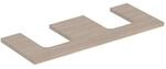 Geberit One Waschtisch-Platte 505335005 120 x 3 x 47 cm, Eiche/Melamin Holzstruktur,