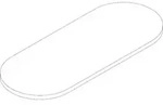 hansgrohe Ablage Logo 40229000 Glas, 450 mm