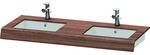 Duravit DuraStyle Waschtisch-Konsole DS829C02121 55x80x10cm, 2 Ausschnitte,...