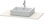 Duravit XSquare Konsole XS060E09191 100x55cm, mit 1 Ausschnitt, Taupe