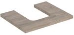 Geberit One Waschtisch-Platte 505271006 60 x 3 x 47 cm, Nussbaum hickory/Melamin