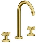 hansgrohe AXOR One 3-Loch Waschtischarmatur 170 48040950 Ausladung 140mm, mit