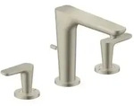 hansgrohe Axor Citterio C Waschtisch-3-Loch-Armatur 49061820 cubic cut, brushed