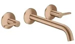 hansgrohe AXOR One 3-Loch Waschtischarmatur 48160310 Unterputz, Ausladung 220mm,