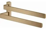 hansgrohe Axor Handtuchhalter 42821140 409mm, 2-armig, schwenkbar, brushed bronze