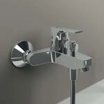 Ideal Standard Cerafine D Badearmatur BC692AA Aufputz, Ausladung 156-161mm,...