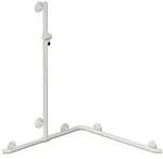 Hewi System 800 K Duschhandlauf 950.35.3109098 Brausehalterstange verschiebbar,...