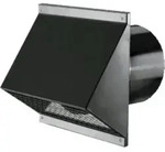 Wolf CWL Excellent Wandhaube 2575806 schwarz, DN 125 mm