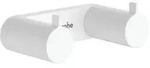 hansgrohe AddStoris S Handtuchhaken 41785700 Wandmontage, 2 Haken, matt wei&szlig;
