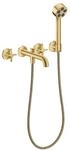 hansgrohe AXOR One 3-Loch Wannenarmatur 48443250 Unterputz, Ausladung 220mm, mit