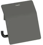 hansgrohe AddStoris S Toilettenpapierhalter 41783340 mit Deckel, brushed black...