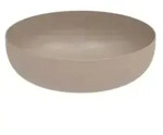 Bette BetteBalance Waschtisch-Schale A249-425PW 40x40x12cm, rund, PW, greige