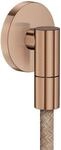 hansgrohe AXOR Wandanschluss 36737310 rund G1/2" Brushed Red Gold