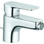 Kludi Pure&style Bidetarmatur 402160575 chrom, mit Metall-Ablaufgarnitur