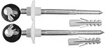 Duravit Befestigung 0065001000 verchromt, f&uuml;r Wand-WC und Wand-Bidet