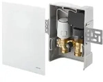 Oventrop Unibox Temperaturregler 1022782 R-Tronic Echtglas wei&szlig;, f&uuml;r Raum- und