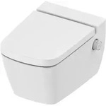 TECE Wand-WC 9700216 mit Duschfunktion, Set mit Deckel Classic, Warm- und Kaltwasser,