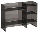 LAUFEN Kartell Regal H3893310850001 750 x 260 x 530 mm, rauchgrau