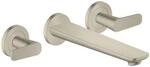 hansgrohe Axor Citterio C Wannen-3-Loch-Armatur 49483820 cubic cut, brushed...