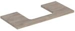Geberit One Waschtisch-Platte 505284006 105 x 3 x 47 cm, Nussbaum...