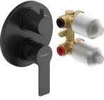 Duravit D-Code Wannenarmatur Set DC5210008046 Unterputz, Keramikmischsystem,...